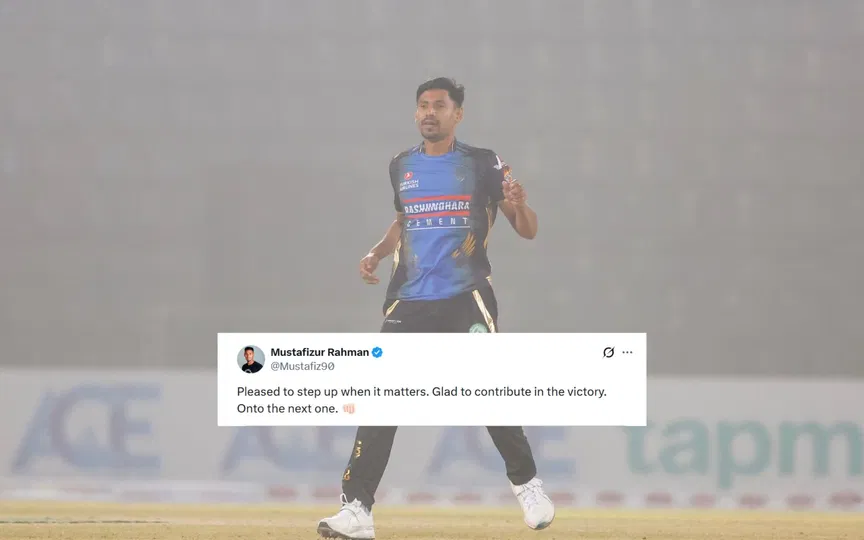 Mustafizur Rahman speaks out with a mysterious social media post amid KKR snub